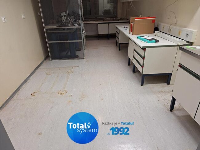 Obnova toplega poda - Laboratorij